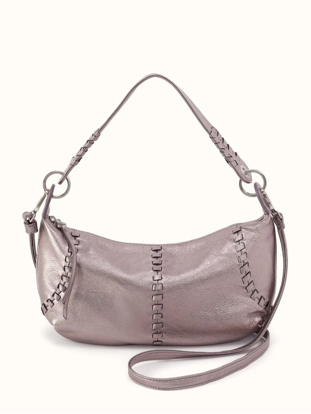 Opal Mini Shoulder Pewter Spur Bag